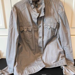 INC Lightweight Ruffle Jacket